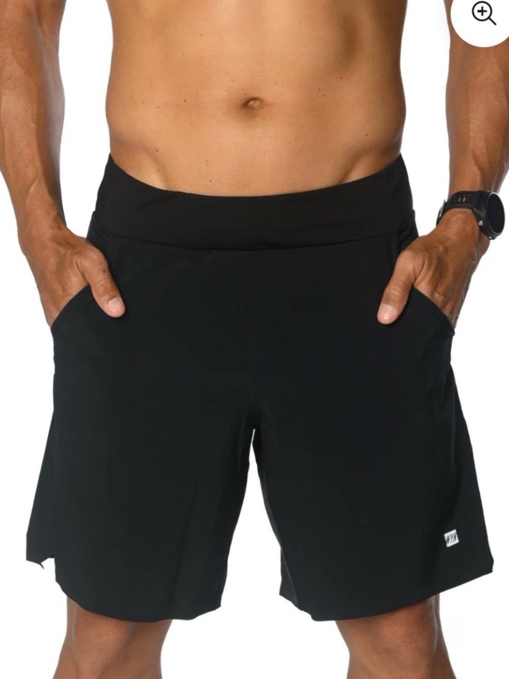 WYN Active MALO Republic Arvo Black Athletic Shorts. Size XS